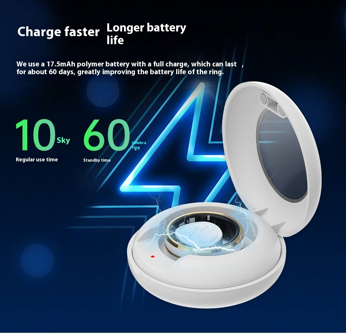2024 Smart Ring For Men Women Heart Rate Blood Oxygen Monitoring Multi Sports Modes IP68 Waterproof Smart Rings For Android IOS - Image 10